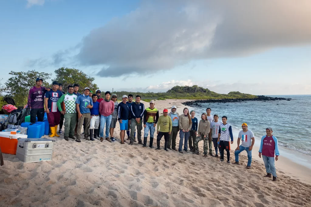 Expedition to Help Nesting Waved Albatross a Success